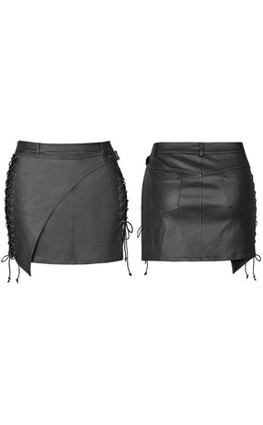 Drive Me Wild Mini Skirt | Plus Size-Punk Rave-Tragic Beautiful