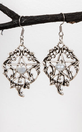 Druidess Earrings | Smoke-Gothic Jewellery-Tragic Beautiful