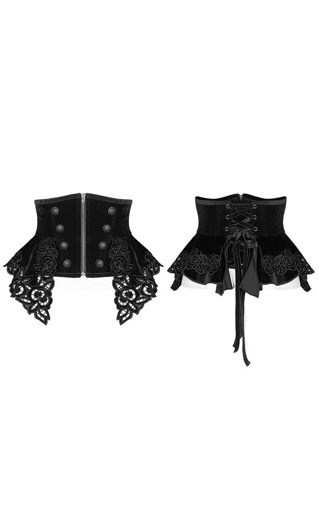 Empress Velvet Corset-Punk Rave-Tragic Beautiful