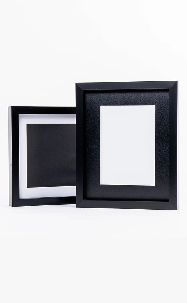 Empty Black Shadow Box Display Frame