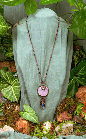 Equilibrium Rose Quartz Crystal Necklace