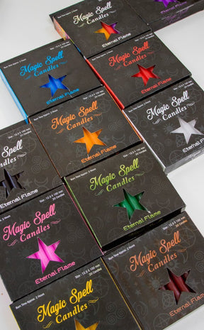 Eternal Flame Spell Candles | Multi Colour-Candles-Tragic Beautiful