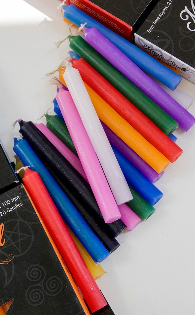 Eternal Flame Spell Candles | Multi Colour-Candles-Tragic Beautiful