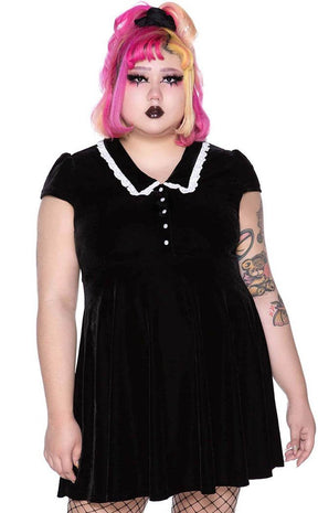 Every Mourning Collar Dress-Killstar-Tragic Beautiful