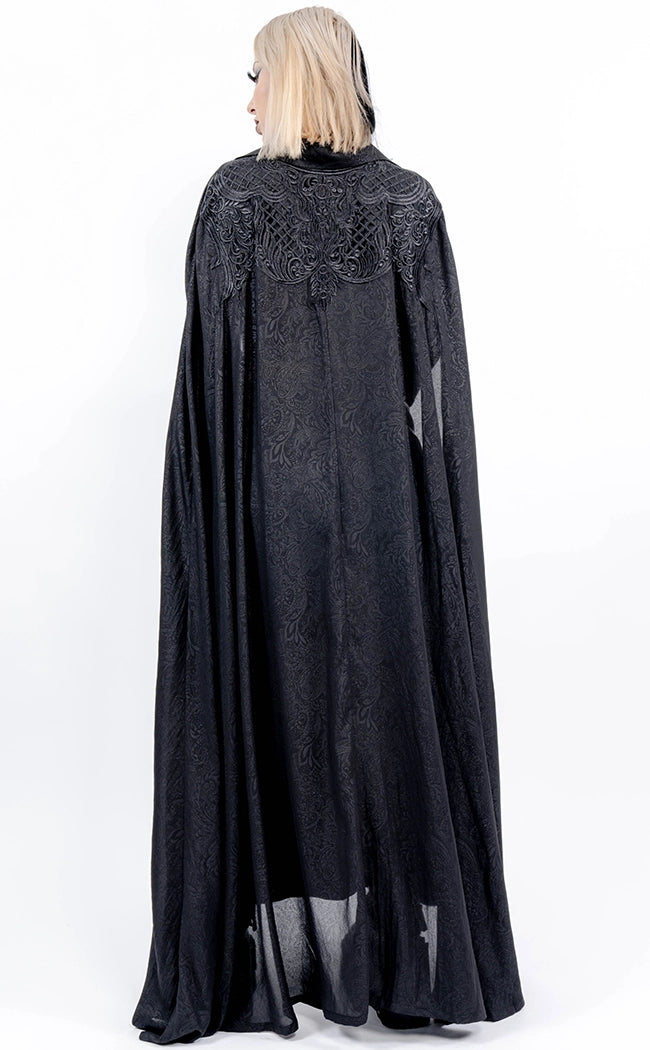 Executioner Gothic Chiffon Cloak-Punk Rave-Tragic Beautiful