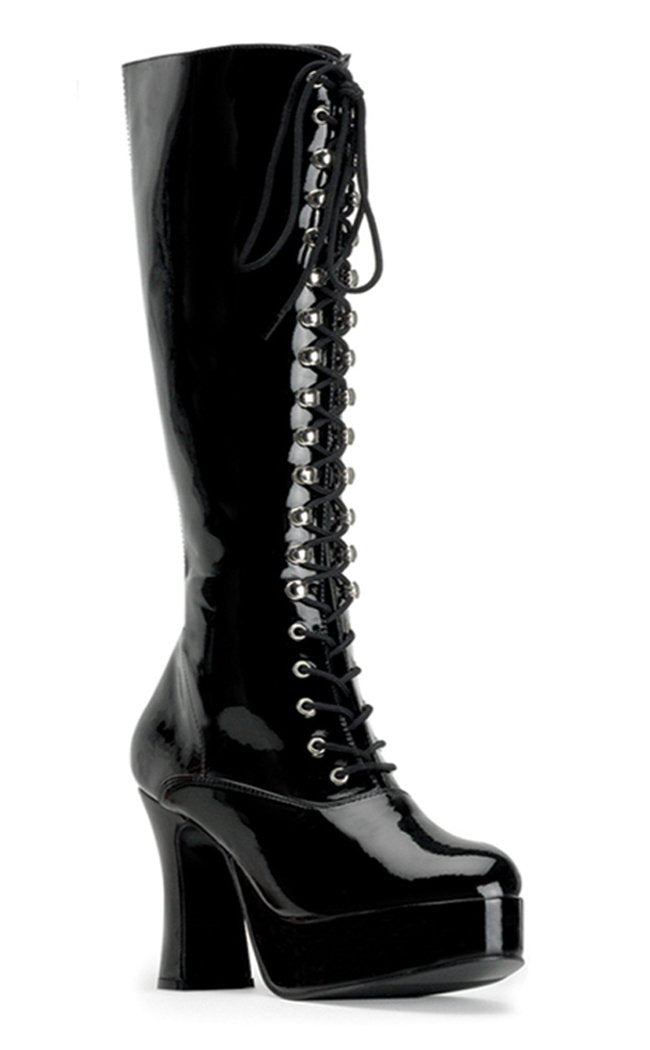 EXOTICA-2020 Blk Pat Boots-Funtasma-Tragic Beautiful