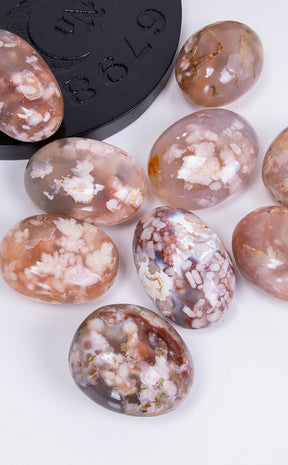 Flower Agate Palm Stone-Crystals-Tragic Beautiful