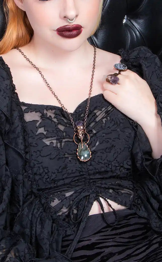 Follow the Light Labradorite Necklace-Gaia Regalia-Tragic Beautiful