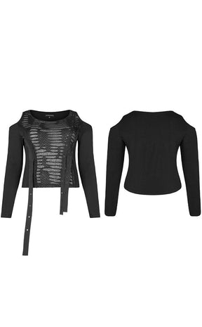 Fractured Reality Long Sleeve Top | Plus Size-Punk Rave-Tragic Beautiful