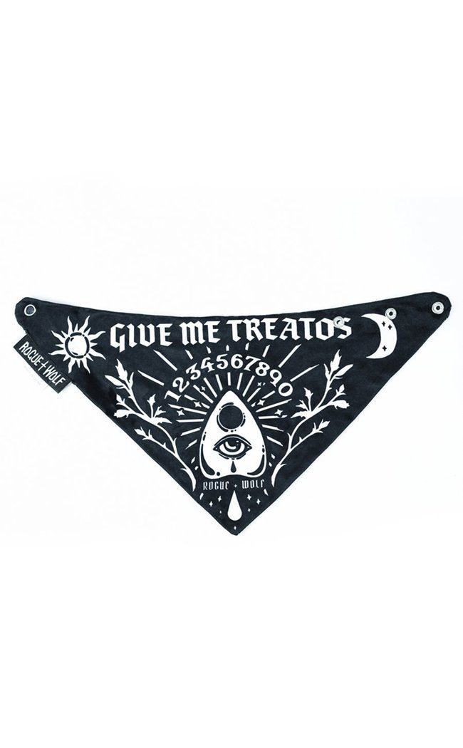 Give Me Treato's Ouija Pet Bandana-Rogue & Wolf-Tragic Beautiful