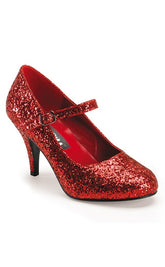 GLINDA-50G Red Glitter Heels-Funtasma-Tragic Beautiful