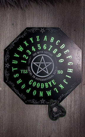 Glow in the Dark Octagon Spirit Board-Homewares-Tragic Beautiful