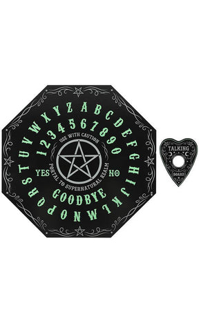 Glow in the Dark Octagon Spirit Board-Homewares-Tragic Beautiful