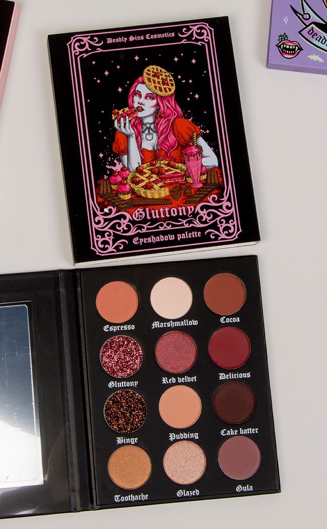 Gluttony Eyeshadow Palette-Deadly Sins Cosmetics-Tragic Beautiful