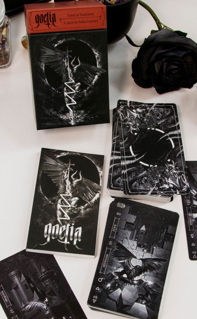 Goetia Tarot In Darkness-Occult Books-Tragic Beautiful