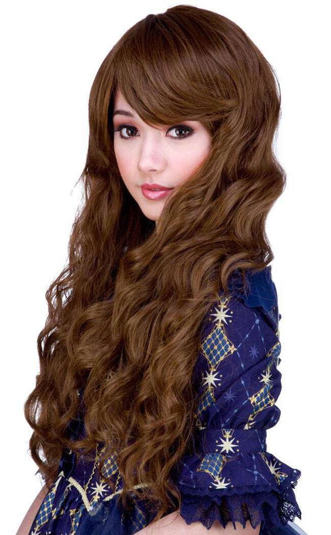 Goldie Long Chestnut Wavy Wig-Rockstar Wigs-Tragic Beautiful