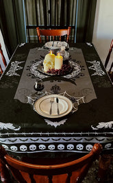 Gothic Persian Table Cloth | Monochromatic