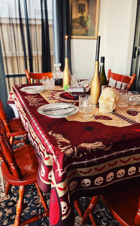 Gothic Persian Table Cloth | Red