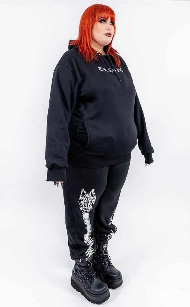 Grotesque Pullover Hoodie | Plus Size-Tragic Beautiful-Tragic Beautiful