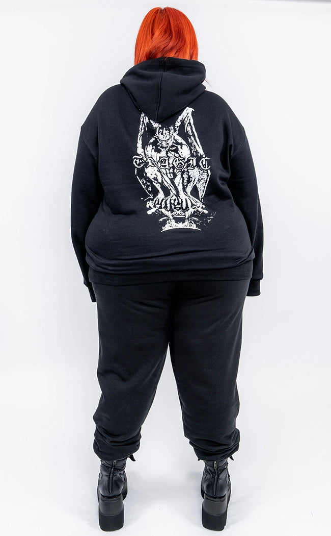 Grotesque Pullover Hoodie | Plus Size-Tragic Beautiful-Tragic Beautiful