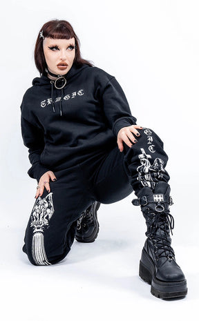 Grotesque Pullover Hoodie | Plus Size-Tragic Beautiful-Tragic Beautiful