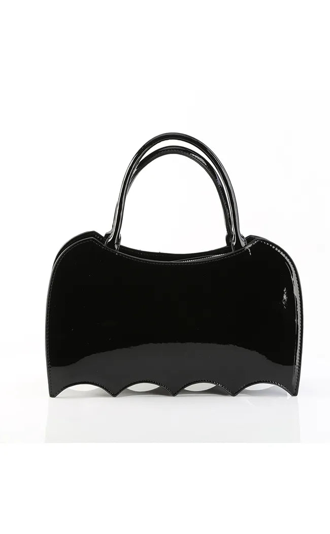 HB-115 Black Patent Handbag