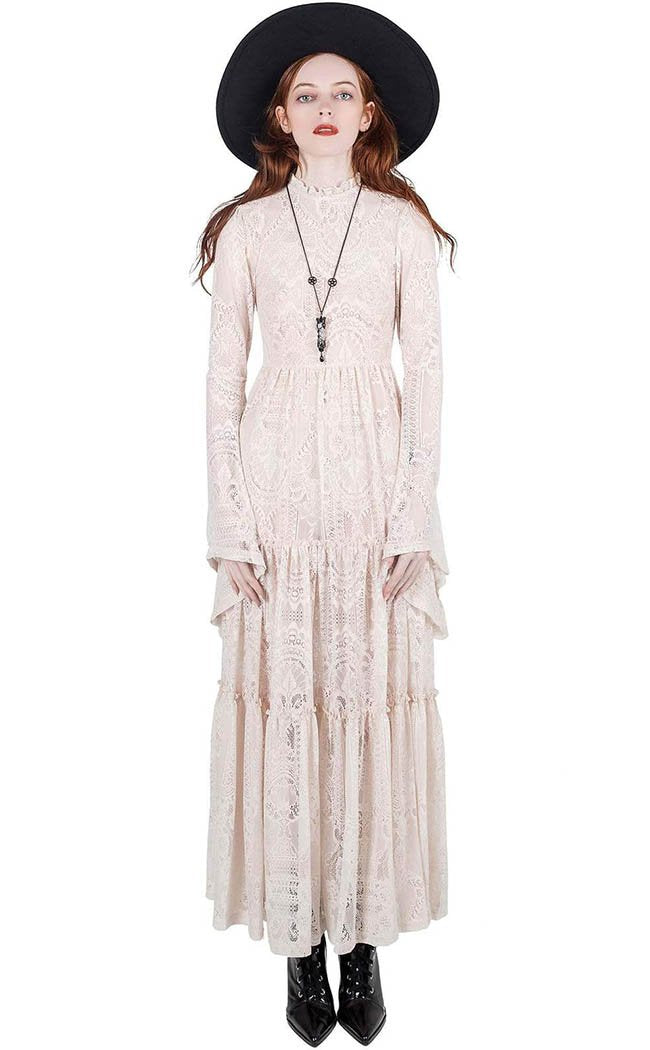 Hecate Lace Maxi Dress | Ivory-Killstar-Tragic Beautiful