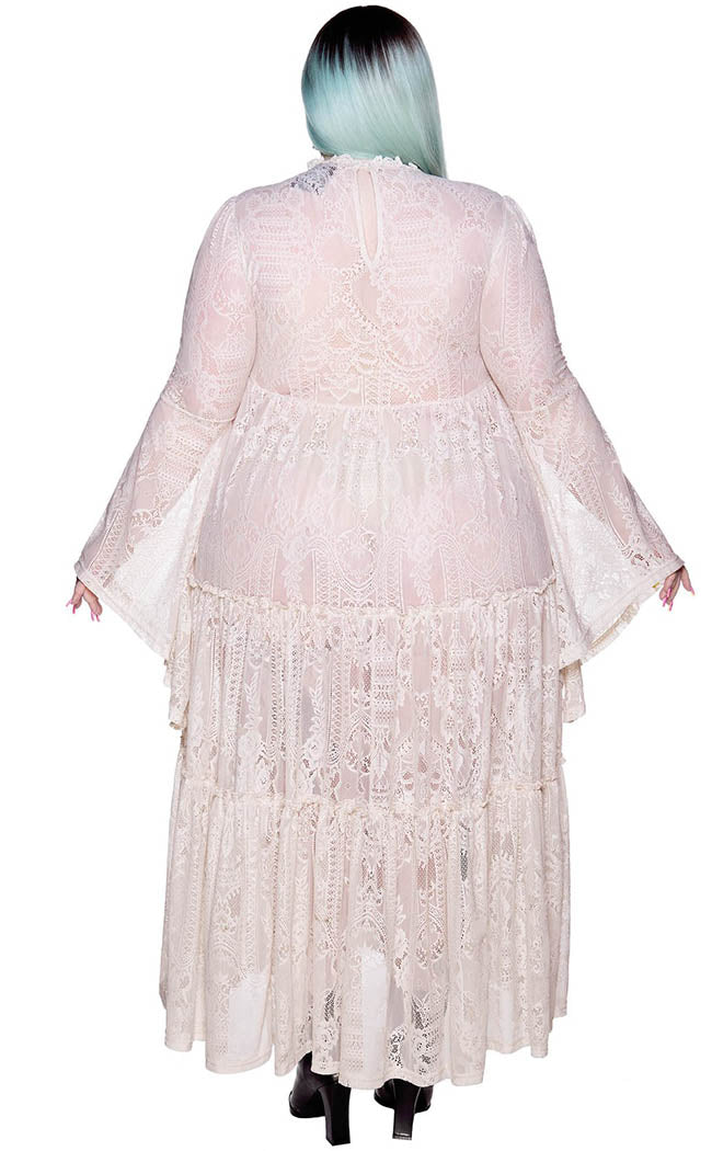 Hecate Lace Maxi Dress | Ivory-Killstar-Tragic Beautiful