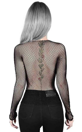 Hellrazor Fishnet Top-Killstar-Tragic Beautiful