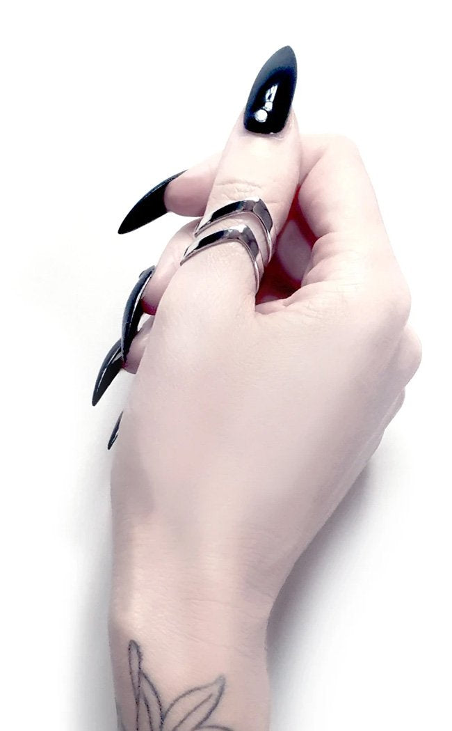 Hunt Sterling Silver Ring-Rogue & Wolf-Tragic Beautiful