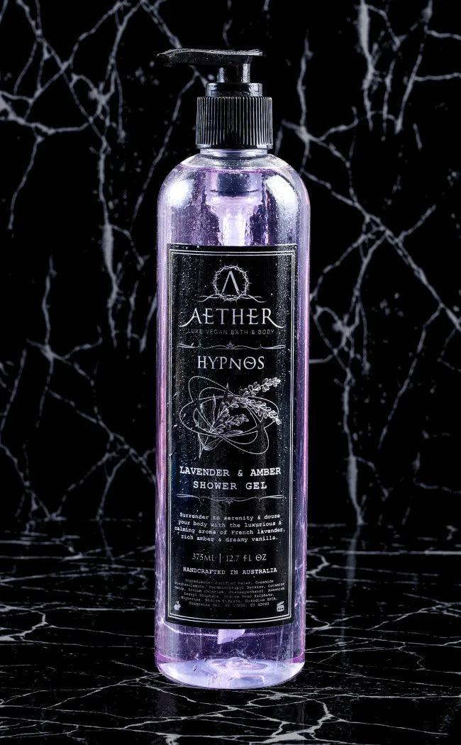 Hypnos Black Lavender + Amber Shower Gel