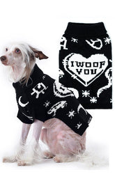 I Woof You Knitted Pet Sweater-Rogue & Wolf-Tragic Beautiful