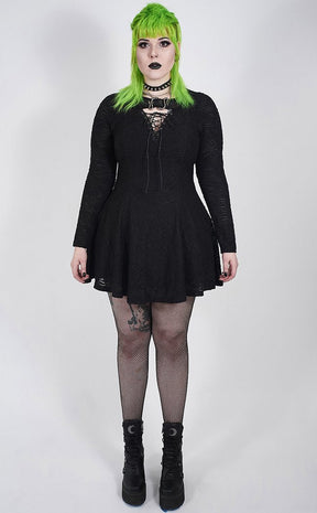 Imelda Long Sleeve Dress | Plus Size-Punk Rave-Tragic Beautiful