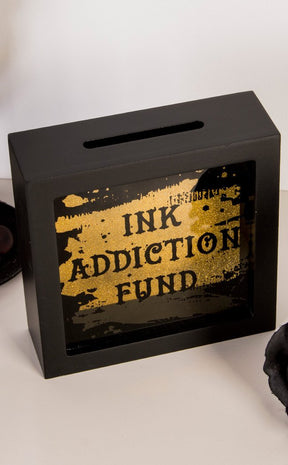 Ink Addiction Money Box-Gothic Gifts-Tragic Beautiful