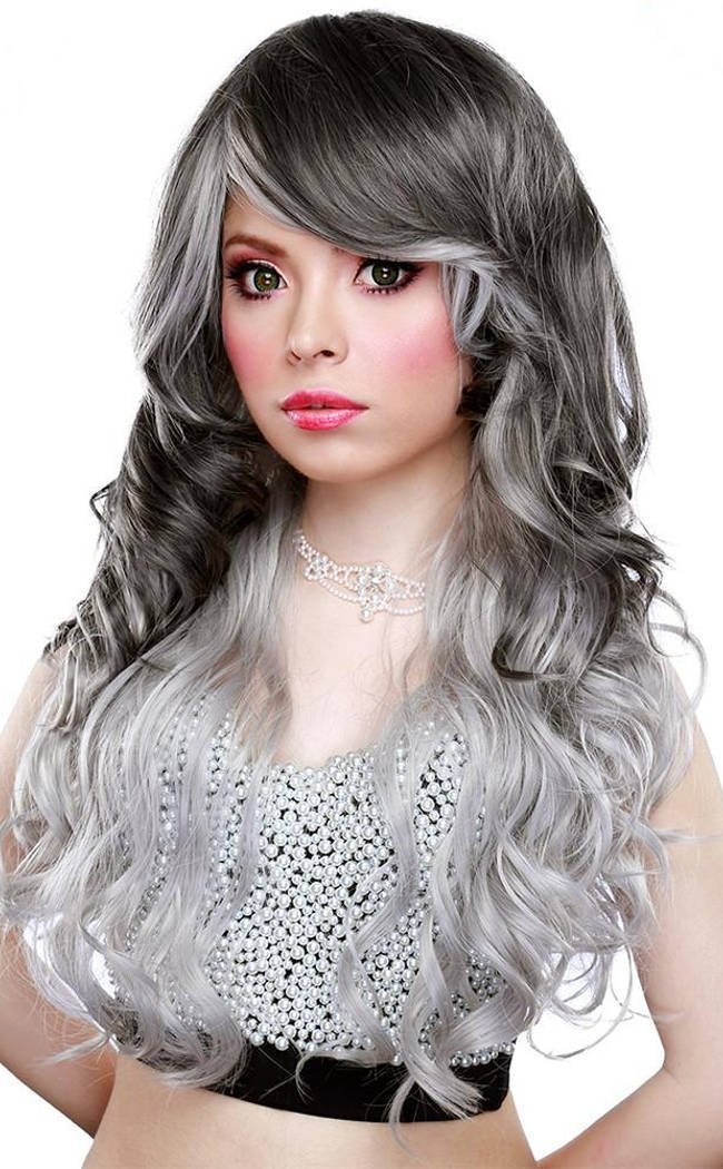 Isla Grey & Silver Wig-Rockstar Wigs-Tragic Beautiful