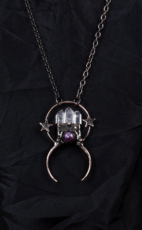 Juliette Clear Quartz & Amethyst Necklace