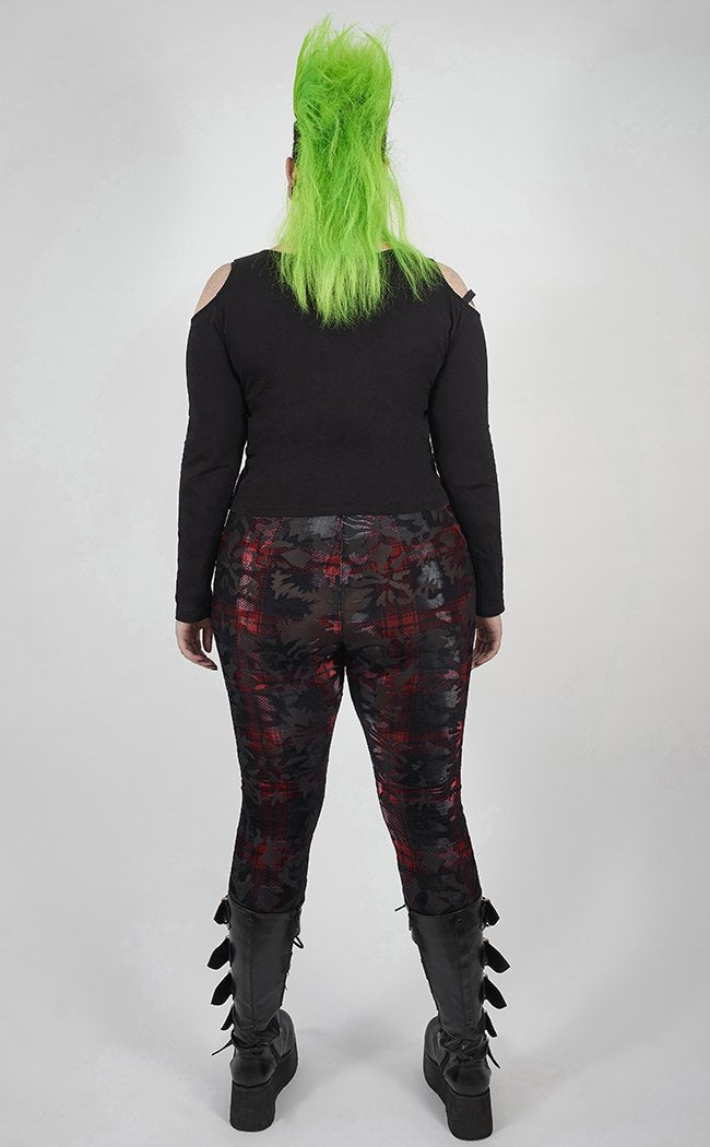 Kenning Velvet Leggings | Plus Size-Punk Rave-Tragic Beautiful