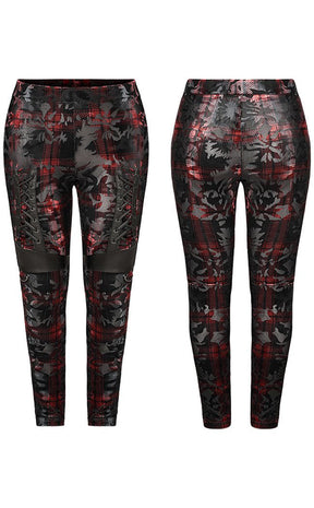 Kenning Velvet Leggings | Plus Size-Punk Rave-Tragic Beautiful