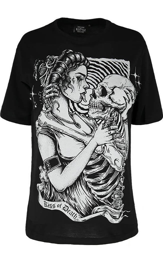 Kiss of Death Oversized T-shirt-Restyle-Tragic Beautiful