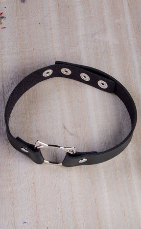 Kitty Collar Black-Cold Black Heart-Tragic Beautiful