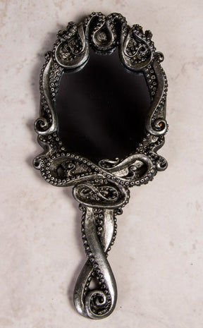 Kraken Hand Mirror-Alchemy Gothic-Tragic Beautiful