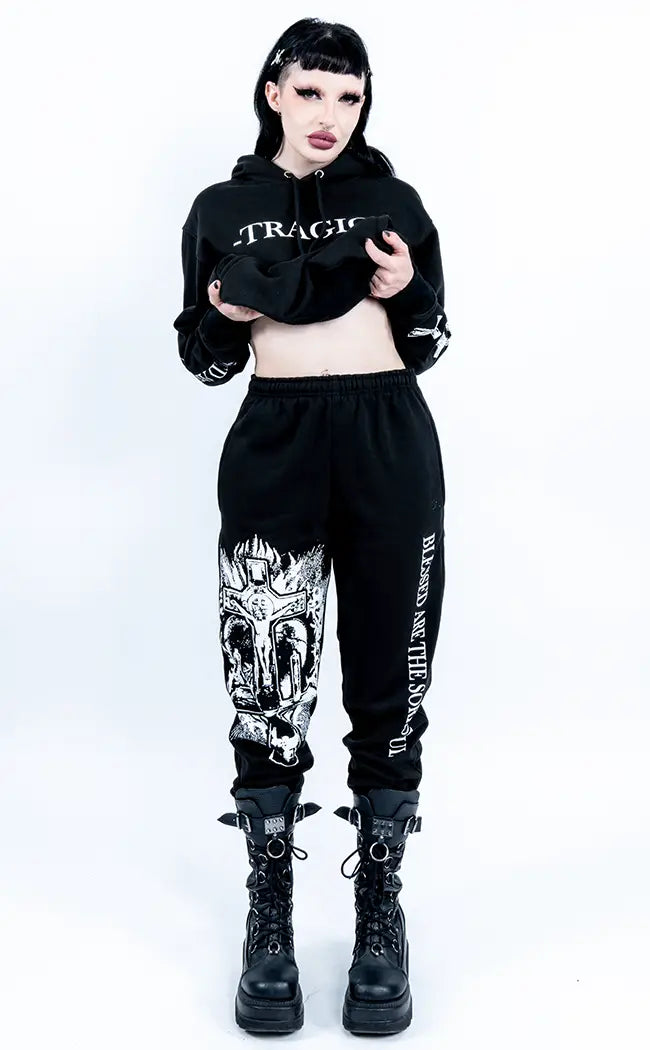 Last Rites Sweatpants-Tragic Beautiful-Tragic Beautiful