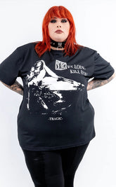 Let Love Kill You Oversized Tee | Plus Size-Tragic Beautiful-Tragic Beautiful