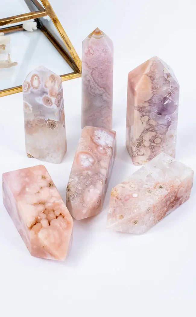 Pink Amethyst Towers | Small-Crystals-Tragic Beautiful