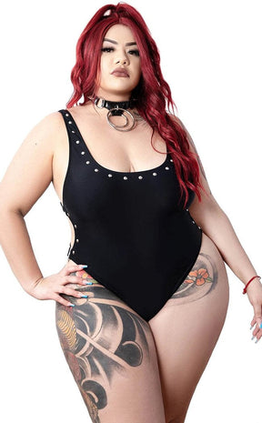 Lilith Studded One Piece-Killstar-Tragic Beautiful