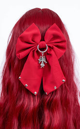 Live Deliciously Bow Hair Clip | Red