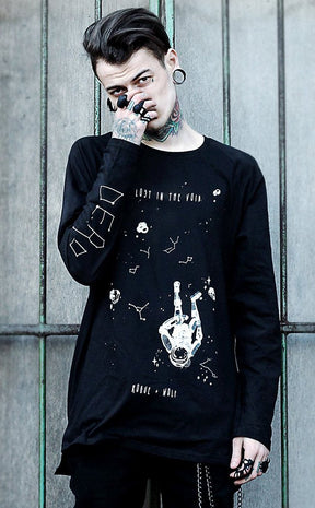 Lost In The Void Long Sleeve Tee-Rogue & Wolf-Tragic Beautiful