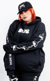 Love Is A Dog Pullover Hoodie | Plus Size-Tragic Beautiful-Tragic Beautiful