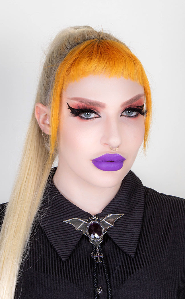 Love Spell | Bright Purple Matte Lipstick-Evil Eye Cosmetics-Tragic Beautiful