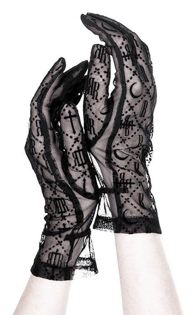 Luxurious Goth Gloves-Restyle-Tragic Beautiful